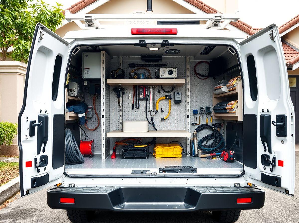 Quickwell service van ready for a call-out